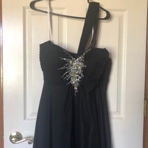 Black prom dress (size 18)